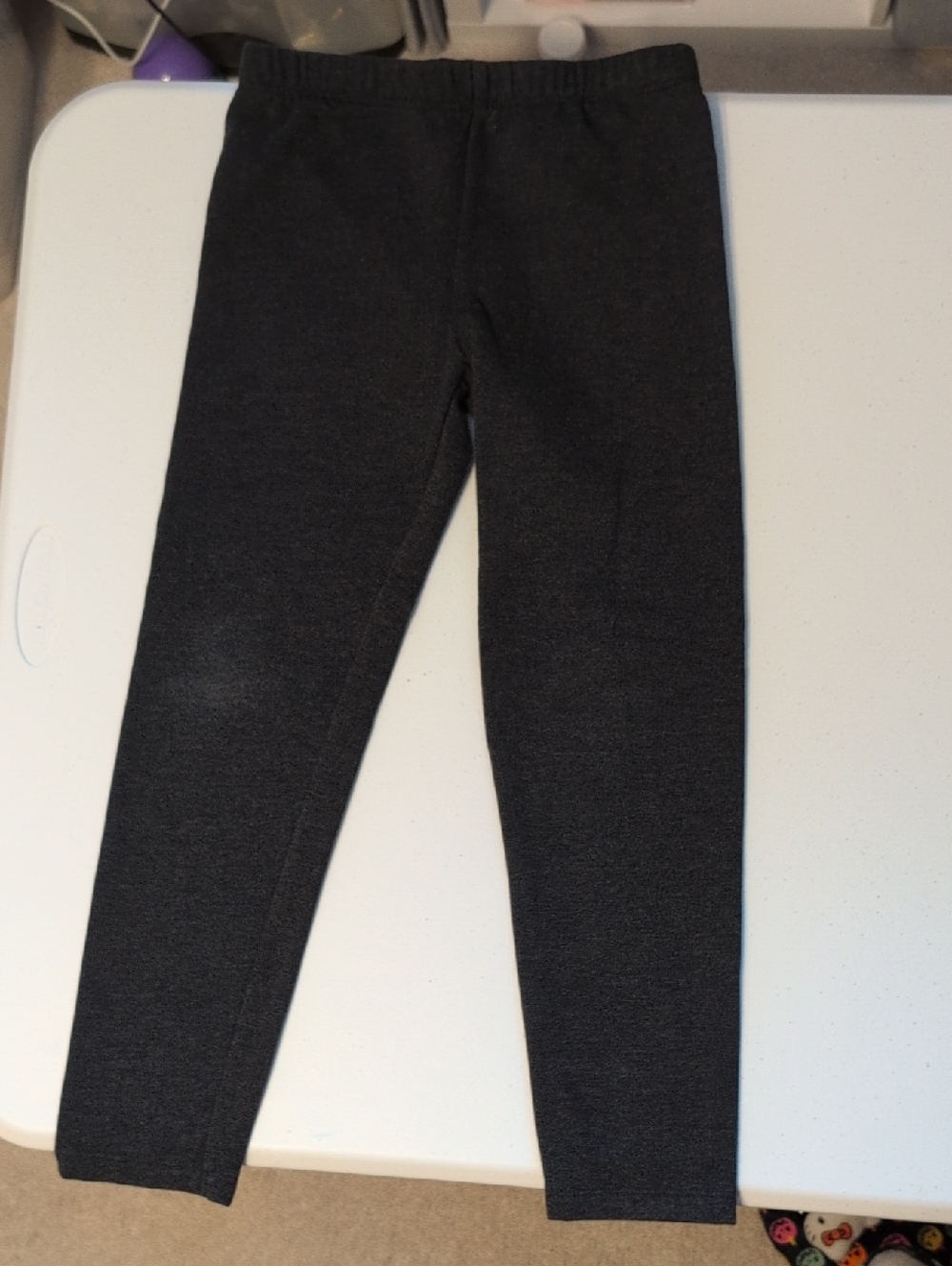 jumping beans Gray Girls' Fleece Lined Leggings